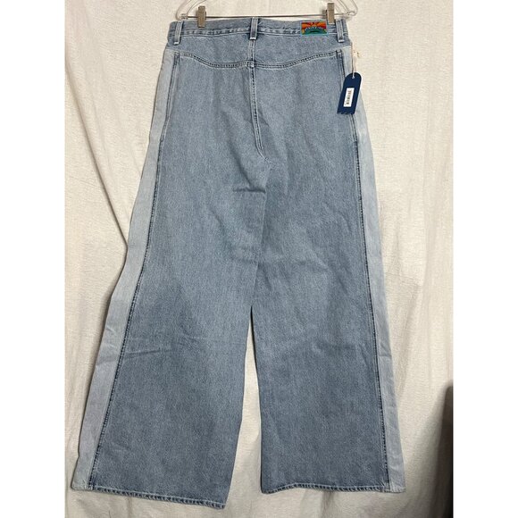 NWT Daily Blue by Adriano Goldschmied Wide-LEG Cotton USA SIZE 31 - Picture 5 of 16